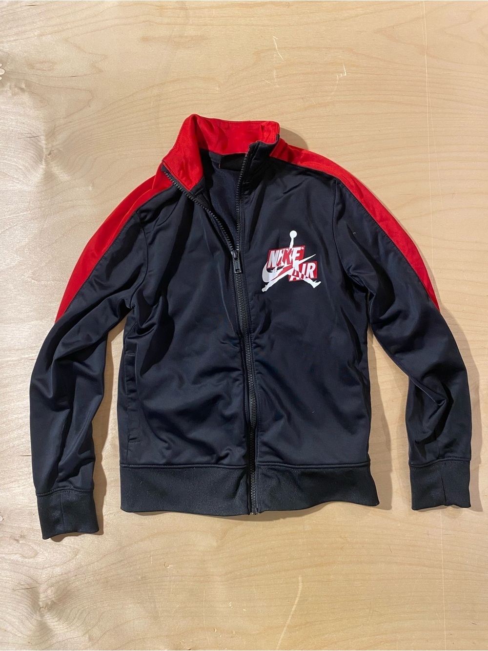 Jordan Kids Black Jacket with Red Accents size Small (SI)
